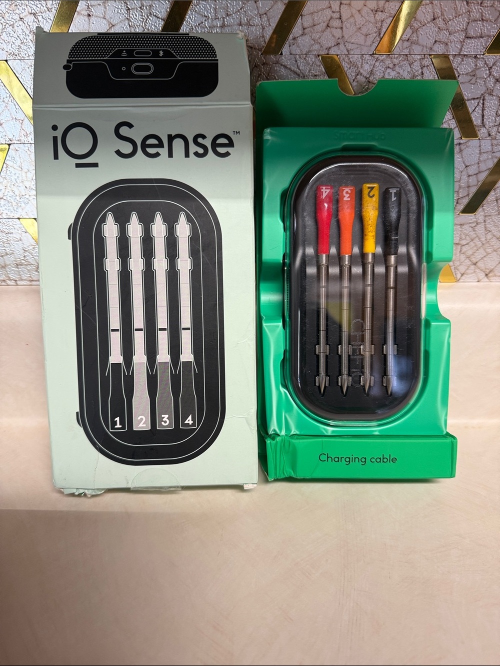CHEF iQ Sense | Smart Wireless Meat Thermometer | 4 Ultra-Thin Probes